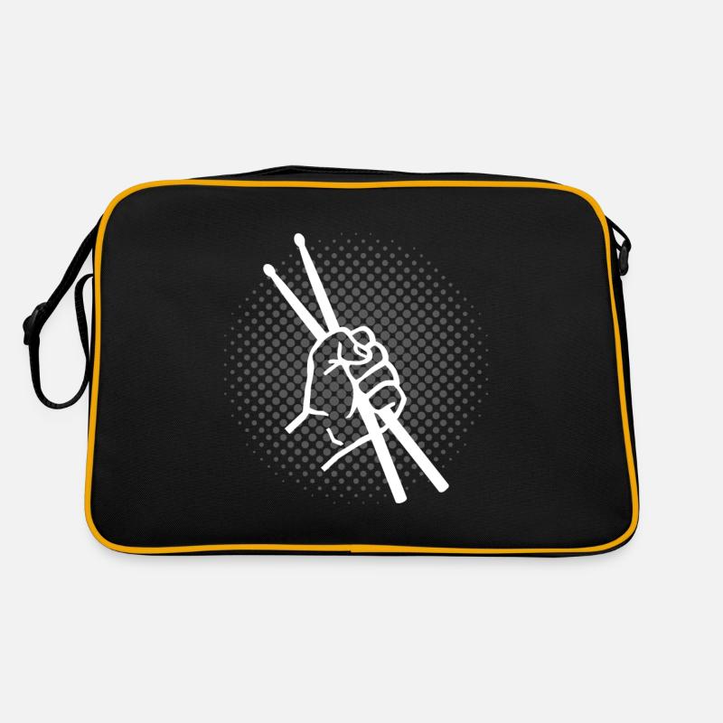 Drummer Drummer Drummer Sticks idea Retro Bag