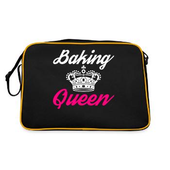 Baking Queen - Retro Bag - black/gold - Back