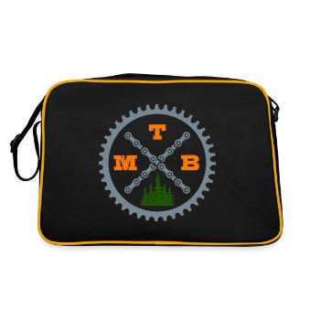 MTB bike - Retro Bag - black/gold - Back
