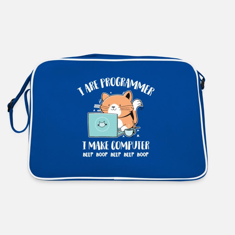 I Are Programmer I make Computer Beep Boop Retro Bag