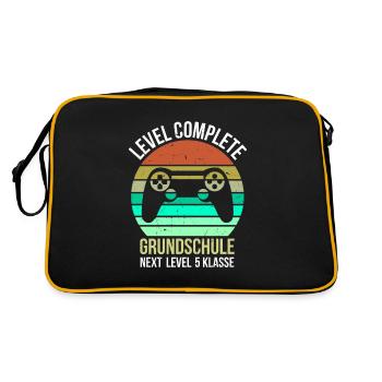 Level Complete Primary School Enrolment Gymnasium - Retro Bag - black/gold - Back