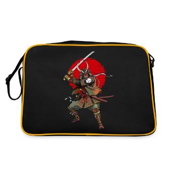 Guerrier Samouraï Démon Oni - Sac Retro - noir/or - Dos