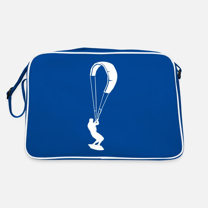 Kite Kiteboarding Kitesurfer cadeau Sac Retro