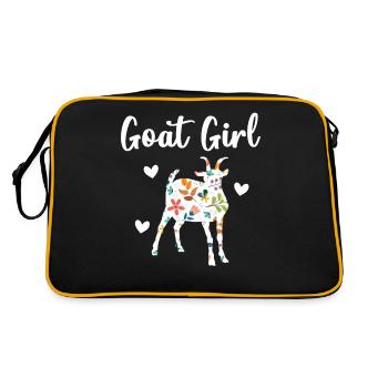 Caprins filles bouc - Sac Retro - noir/or - Dos