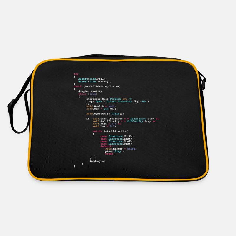 Code d’humour programmeur - pour les développeurs de logiciels Sac Retro
