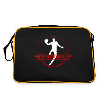 Basket basket-ball Basketball Team Basket-ball - Sac Retro - noir/or - Dos