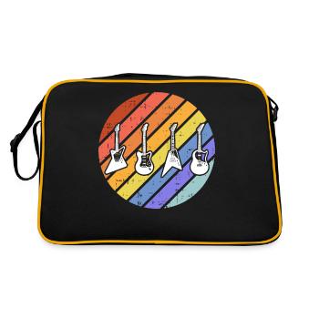 Guitar Retro - Retro Bag - black/gold - Back