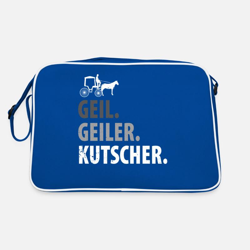 Kutscher Kutsche Pferdekutscher Kutschieren Retro Tasche