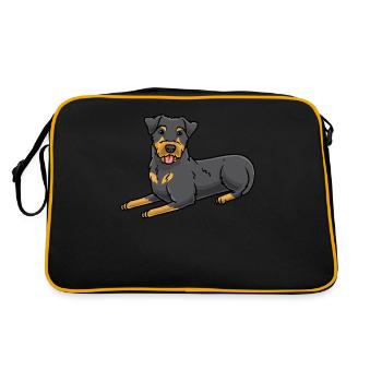 Chien de chasse - Sac Retro - noir/or - Dos