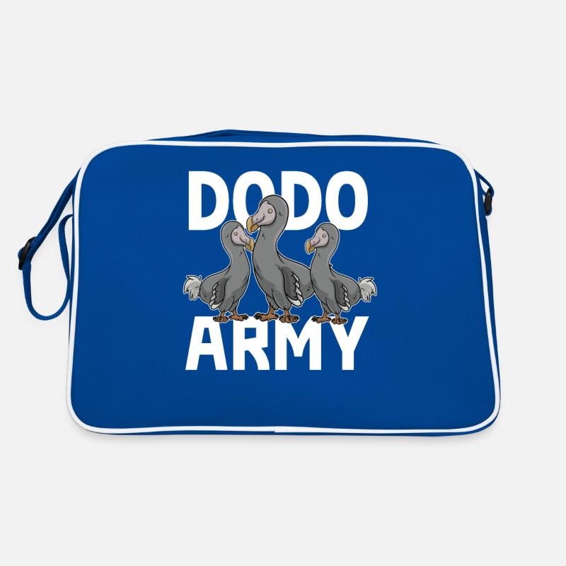 Dodo Army Extinct Flightless Bird Lovers Sac Retro