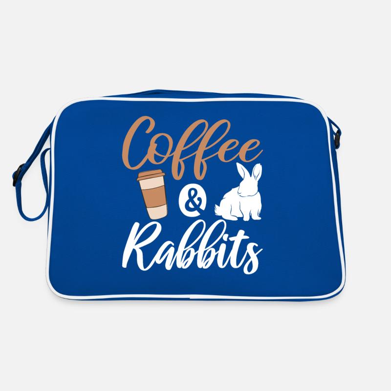 Coffee & Rabbits Retro Tasche