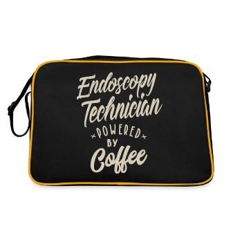 Technicien en endoscopie Cadeau Drôle Titre du poste - Sac Retro - noir/or - Dos