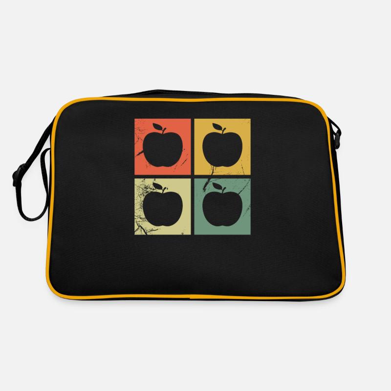 Apple Healthy Fruit Fruit Vegan Retro Gift Retro Bag
