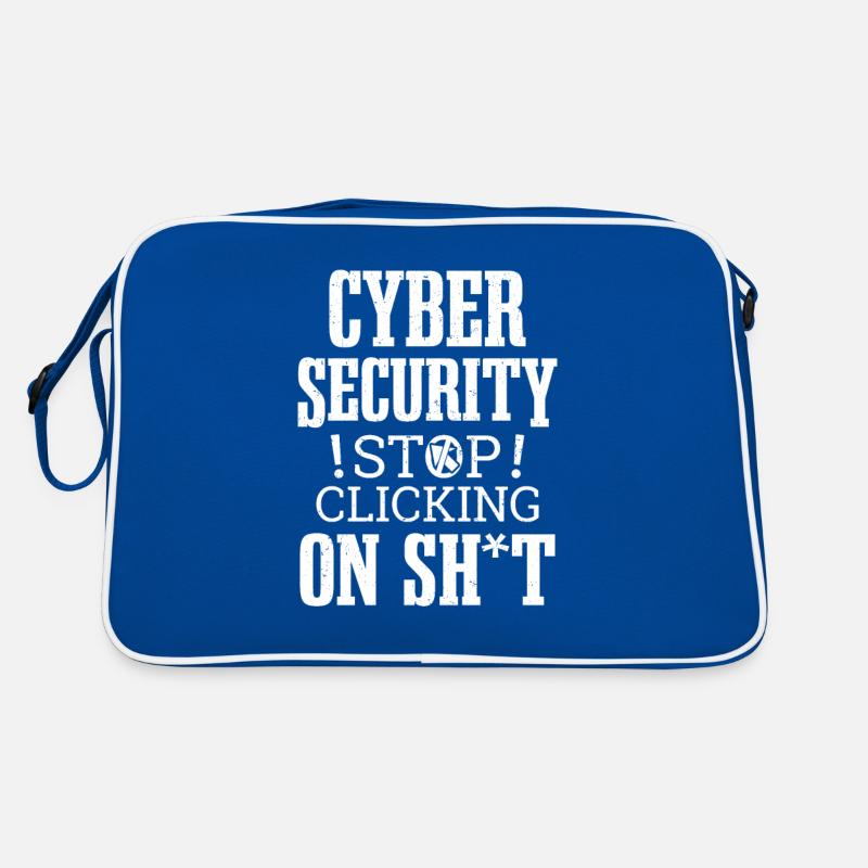 Cybersecurity Hacking Don't Click IT Hacker Retro Bag