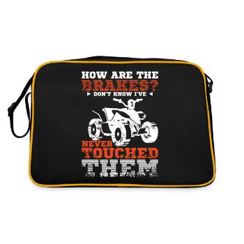 Brakes Quad Atv - Sac Retro - noir/or - Dos
