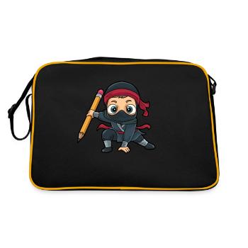 Scolarisation Scolarisation Ninja 1. Rentrée scolaire - Sac Retro - noir/or - Dos