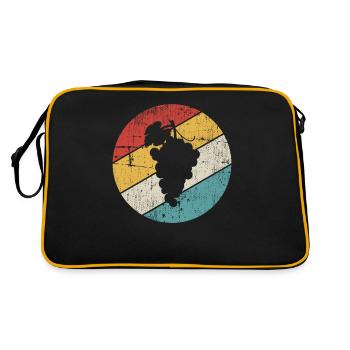 Raisins fruit raisin raisin Raisins Vignes Rétro cadeau - Sac Retro - noir/or - Dos