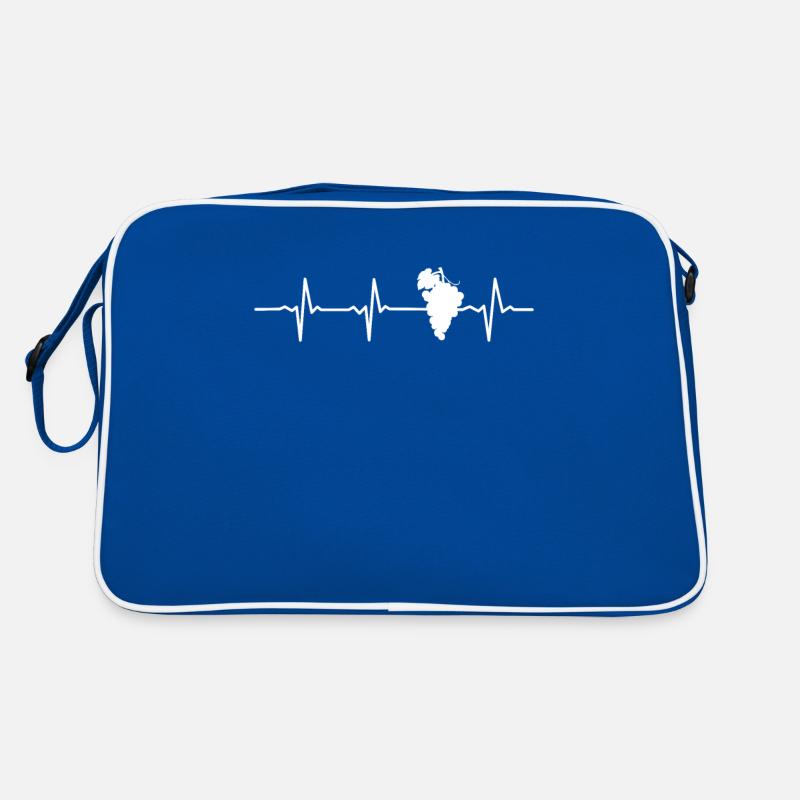 Obst Trauben Wein Traube Herzschlag Retro Geschenk Retro Tasche