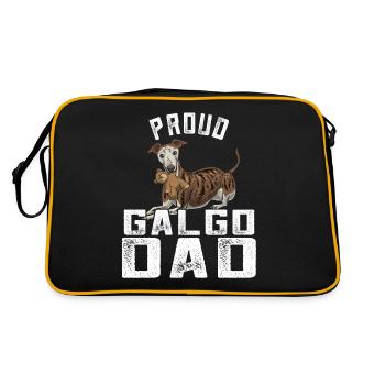 Galgo Espanol Papa - Retro Bag - black/gold - Back