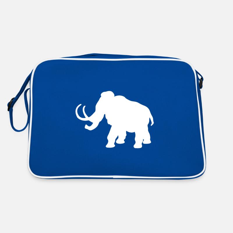 Mammut Silhouette Steinzeit Retro Tasche