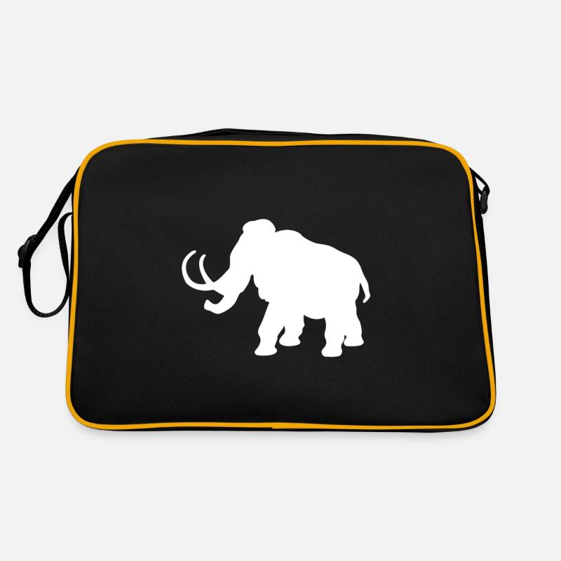 Mammut Silhouette Steinzeit Retro Tasche