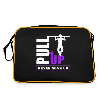 Pull Up Never Give Up Women Calisthenics - Retro Bag - black/gold - Back