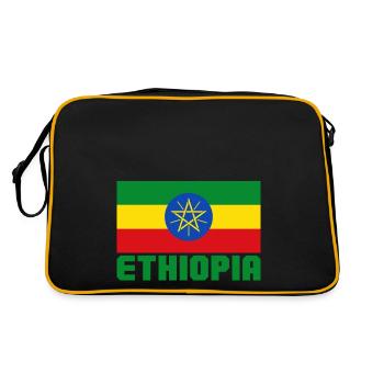 Ethiopie - Sac Retro - noir/or - Dos