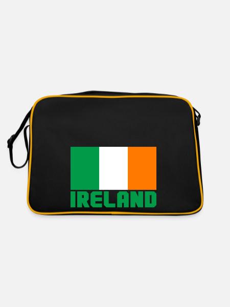 Irlande - Sac Retro - noir/or - Dos