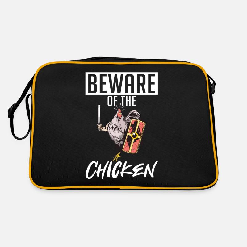 Beware of the Chicken Retro Bag