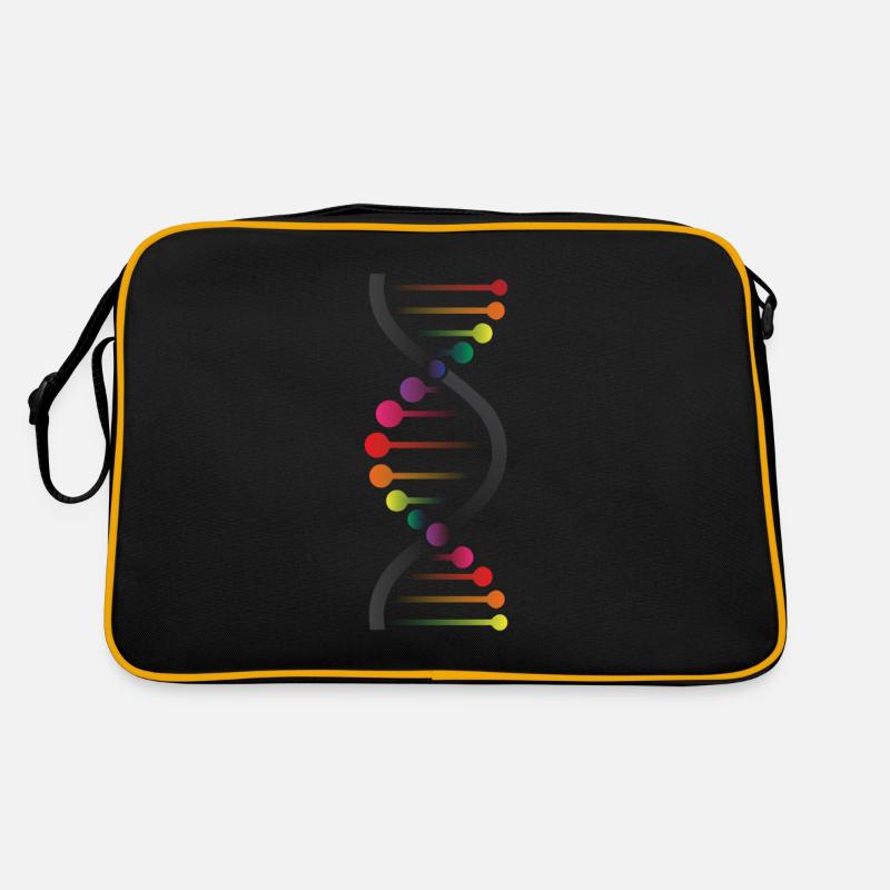 Gay Pride - Retro Tasche - Schwarz/Gold
