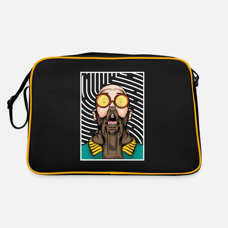 Labrador Hipster Retro Tasche