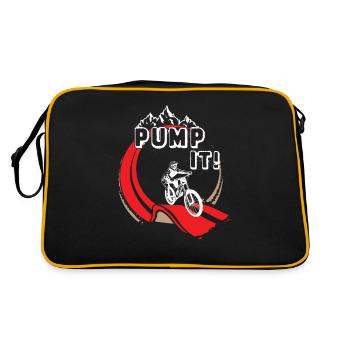 Pump Track Pump It Mountainbike BMX Loop - Retro Bag - black/gold - Back