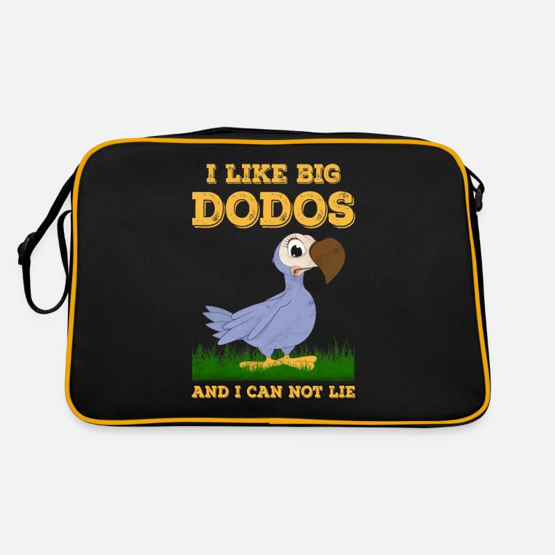 Dodo Vogel - I Like Big Dodos Retro Tasche