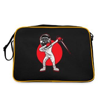 DegenFechter Fleuret Degen Sabres Escrime - Sac Retro - noir/or - Dos