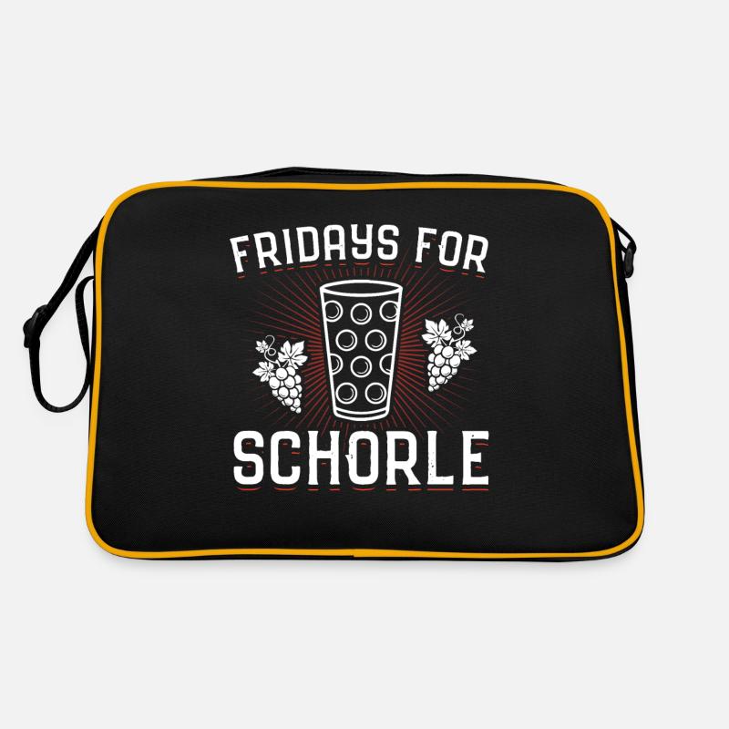 Vendredi pour Schorle Weinschorle Wein Pfälzer Sac Retro