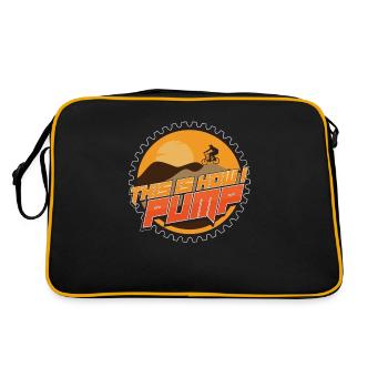 Pump Track How I Pump Mountainbike BMX Loop - Retro Bag - black/gold - Back