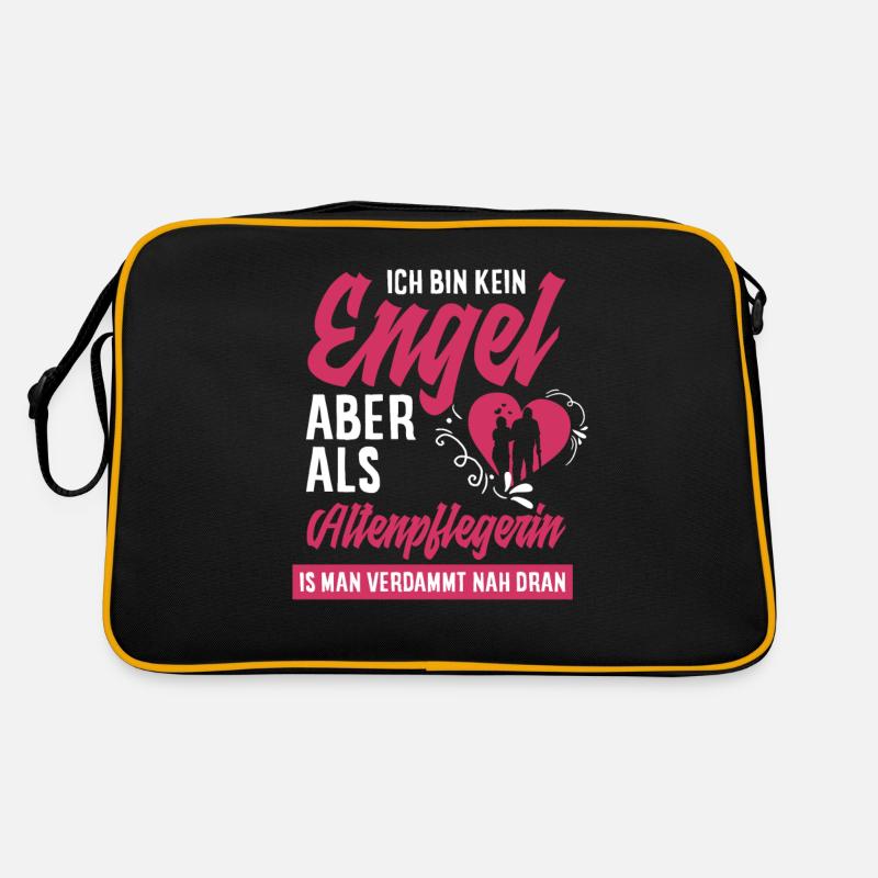 Pflegeberuf Spruch Geschenk Altenpflegerin Retro Tasche