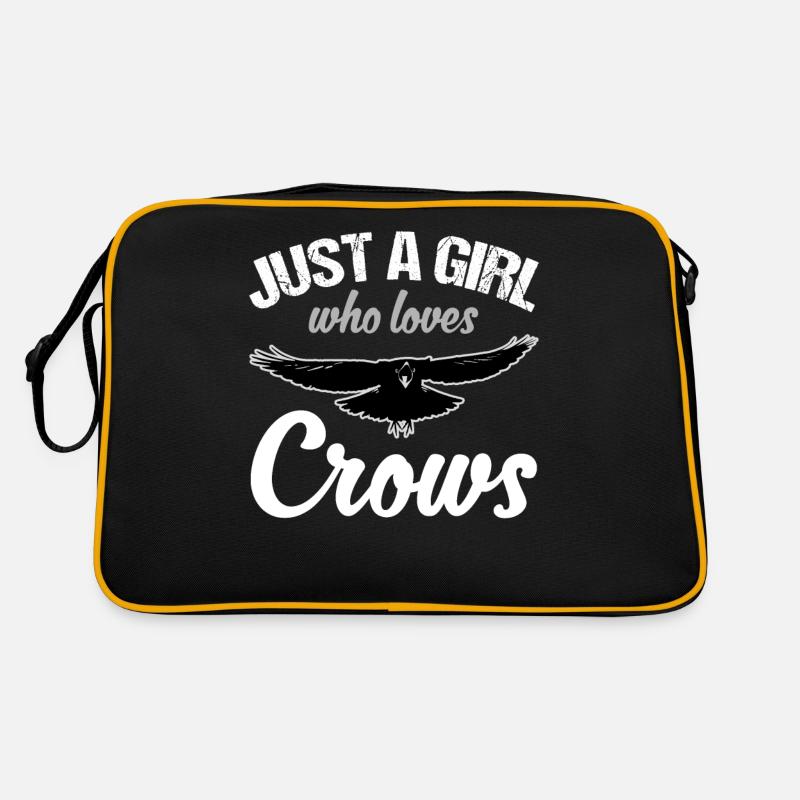Corbeau Corbeau corbeau sort fille cadeau Sac Retro