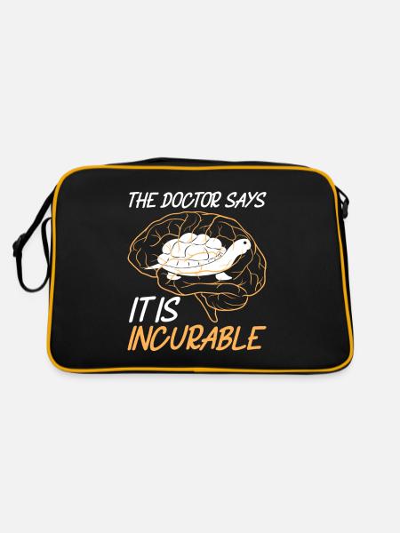 Turtle Turtle - Retro Bag - black/gold - Back