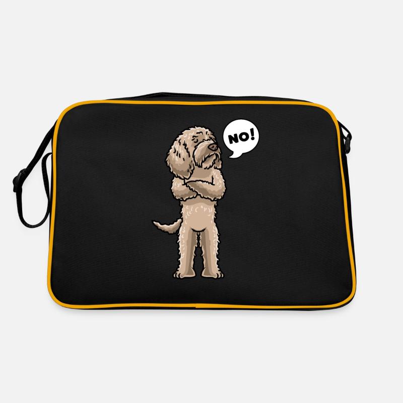 Chien Labradoodle têtu Sac Retro