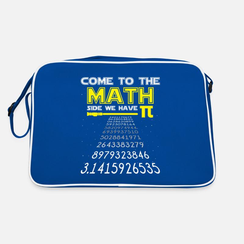 Mathe Come to Math Side Pi Mathematiker Geschenk Retro Tasche