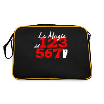 Conga Salsa Musique 123 567 - Sac Retro - noir/or - Dos