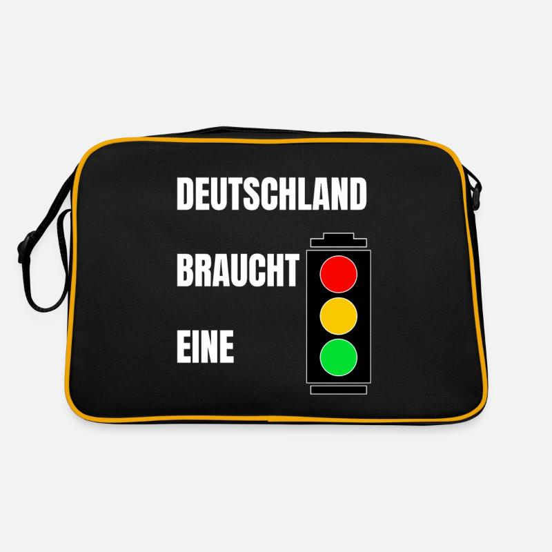 Deutschland braucht eine Ampel | Koalition Retro Tasche