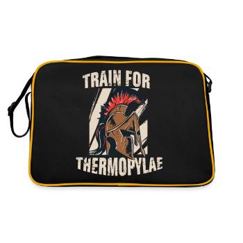 Sparte Fitness Sparta Casque Guerrier Fitness - Sac Retro - noir/or - Dos