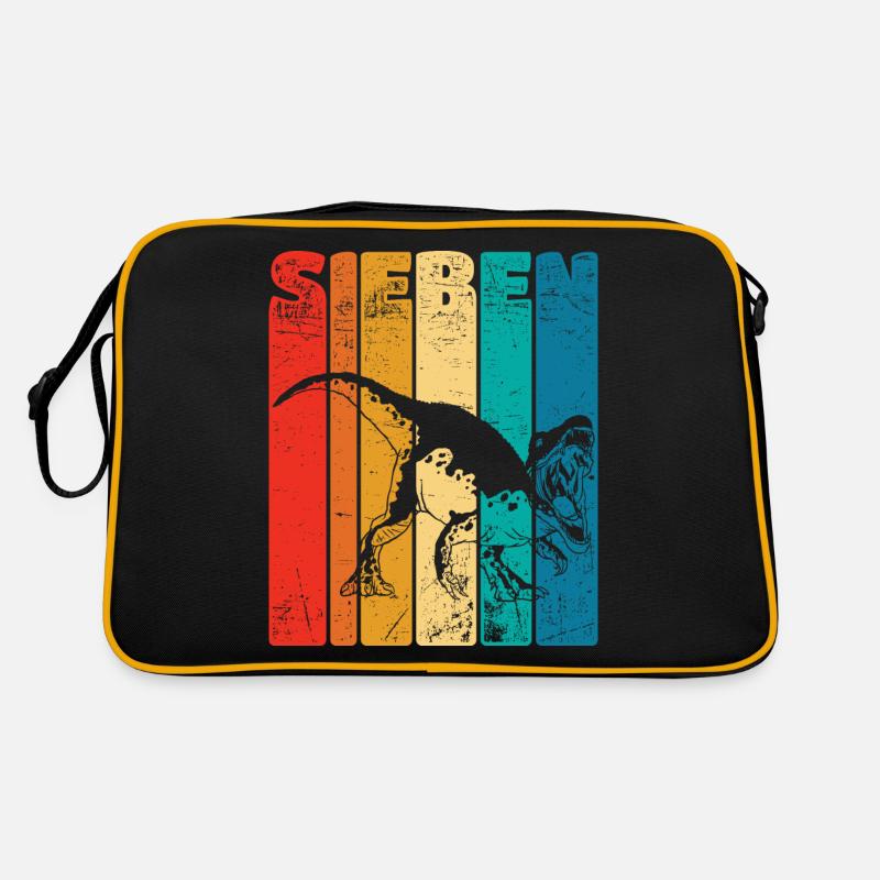 Retro Sieben 7 Jahre 7 . Geburtstag Barynox Retro Tasche