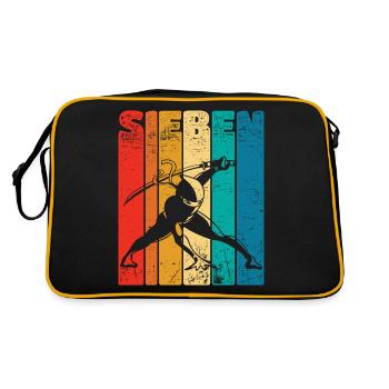 Retro Seven 7 years 7 . Birthday Ninja - Retro Bag - black/gold - Back