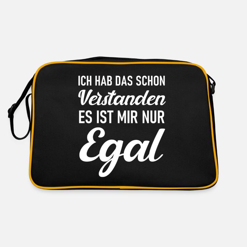 Ich hab das schon verstanden Retro Tasche