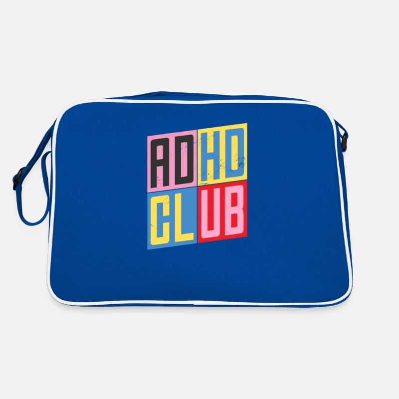 ADHD Club / Attention Deficit Hyperactivity Retro Bag