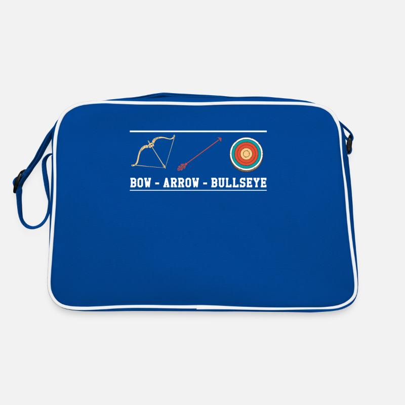 Bogenschütze Bogensport Pfeil Bogen Bogenschießen Retro Tasche