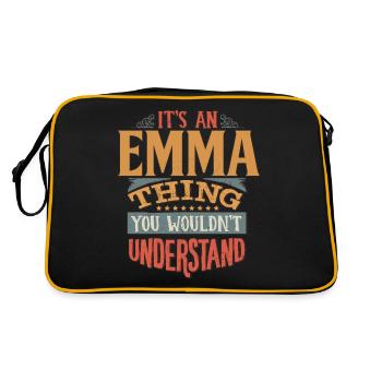 C’est une chose Emma que vous ne comprendriez pas - Emma - Sac Retro - noir/or - Dos